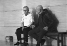 Hamid Melzi (à droite), le général Toufik (à gauche). Ph. Elwatan